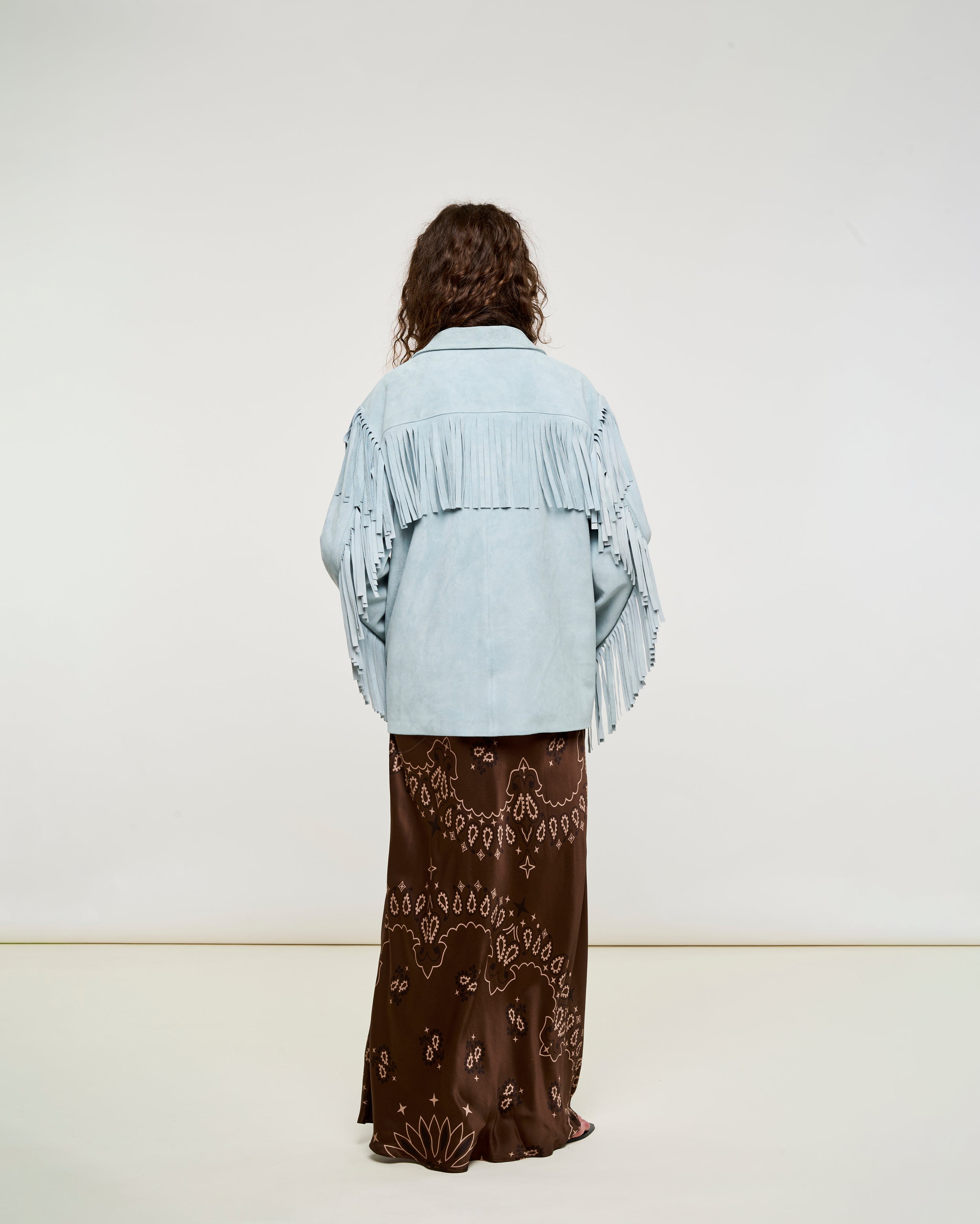 LIGHT BLUE SKY SUEDE