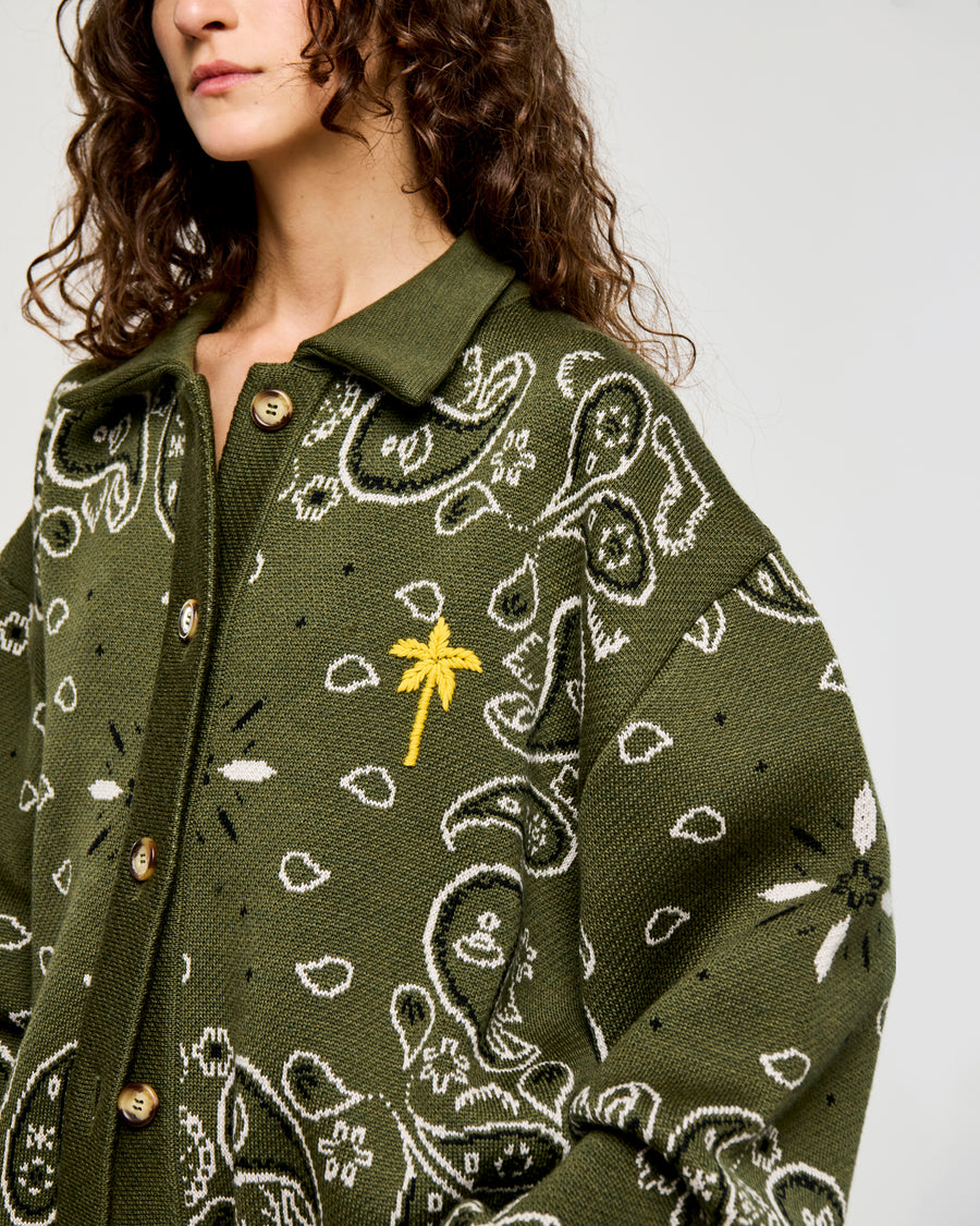 MILITARY GREEN BANDANA