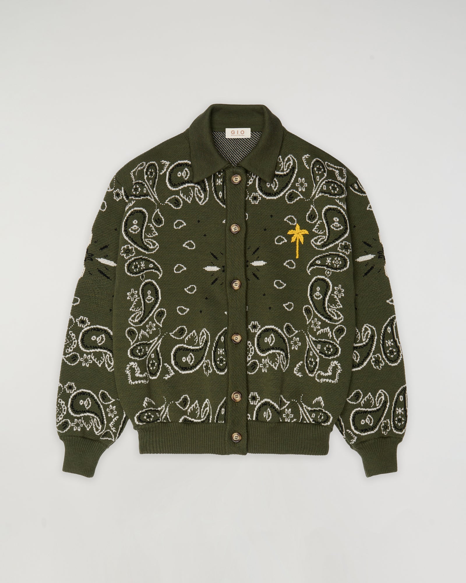 MILITARY GREEN BANDANA