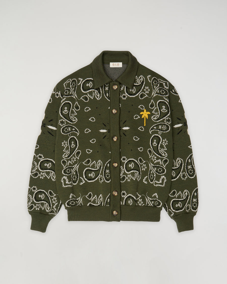 MILITARY GREEN BANDANA